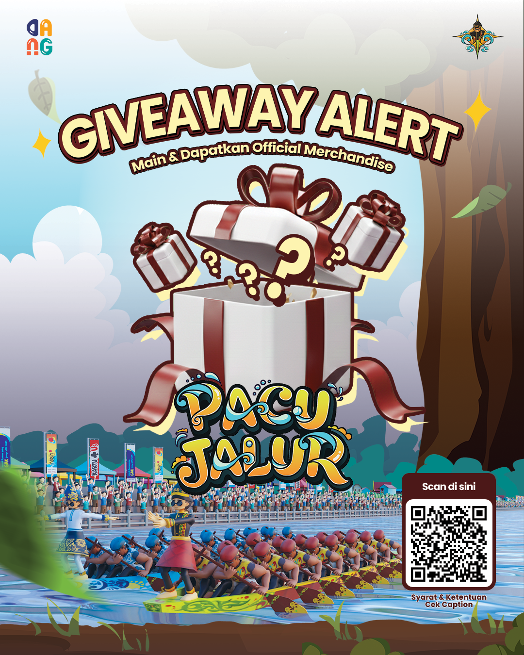 Poster Survei Pengembangan Game Pacu Jalur